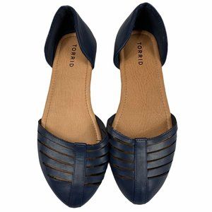 Torrid Strappy D'Orsay Flats -Wide Width 9